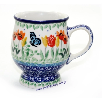 Kubek beczułka na stopce 0,32L dek. U5224X